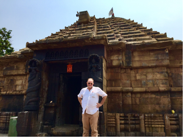 William at the Bhaskareswar temple