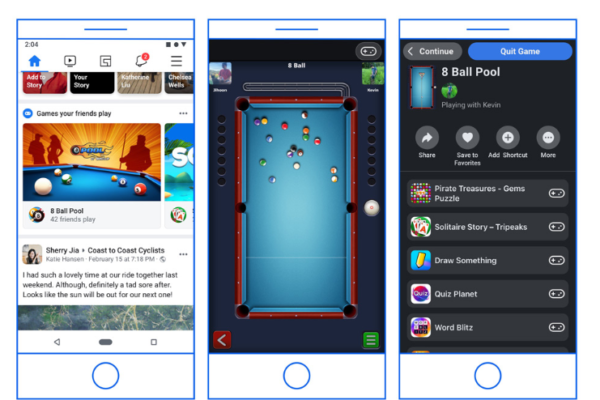 Facebook to migrate Instant Games to the main app