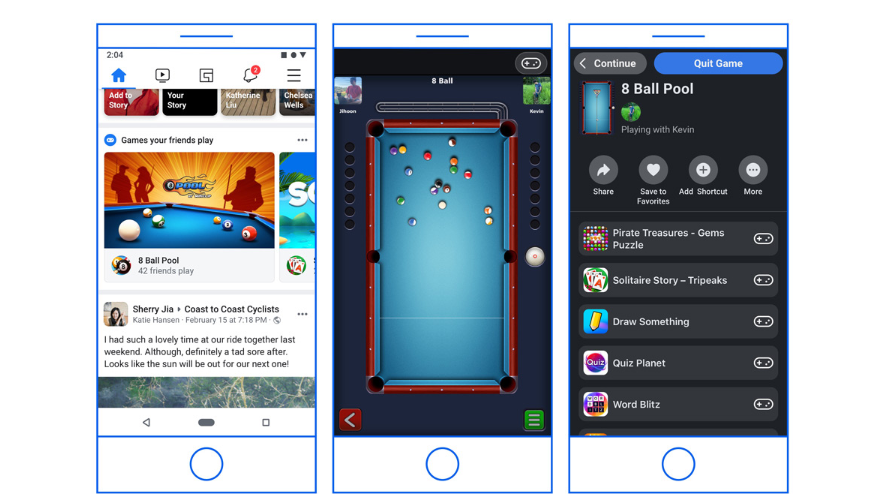 Facebook to migrate Instant Games to the main app