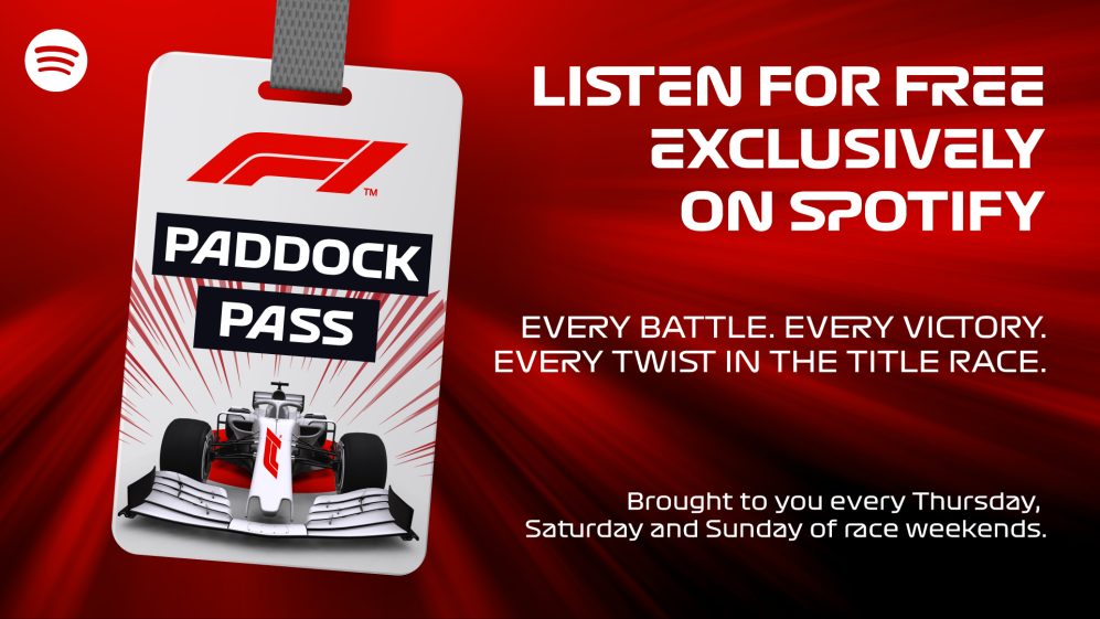 Formula 1 and Spotify launch new podcast series