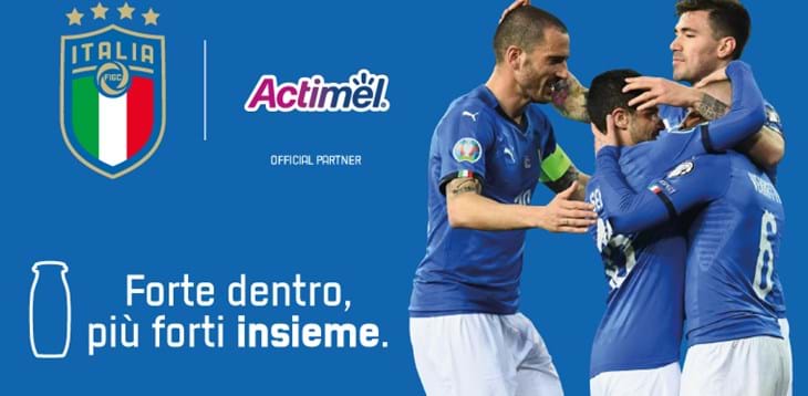 Italian National Team signs Danone as official partner until 2022