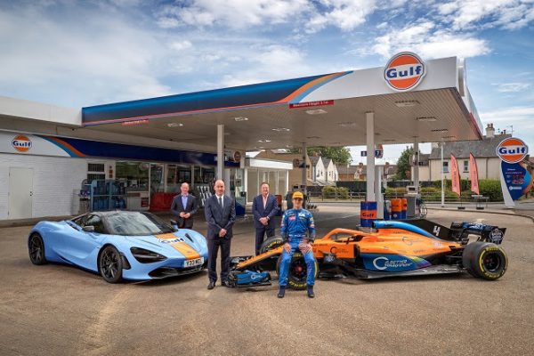 Gulf partners with McLaren to cover Formula 1 and luxury supercars