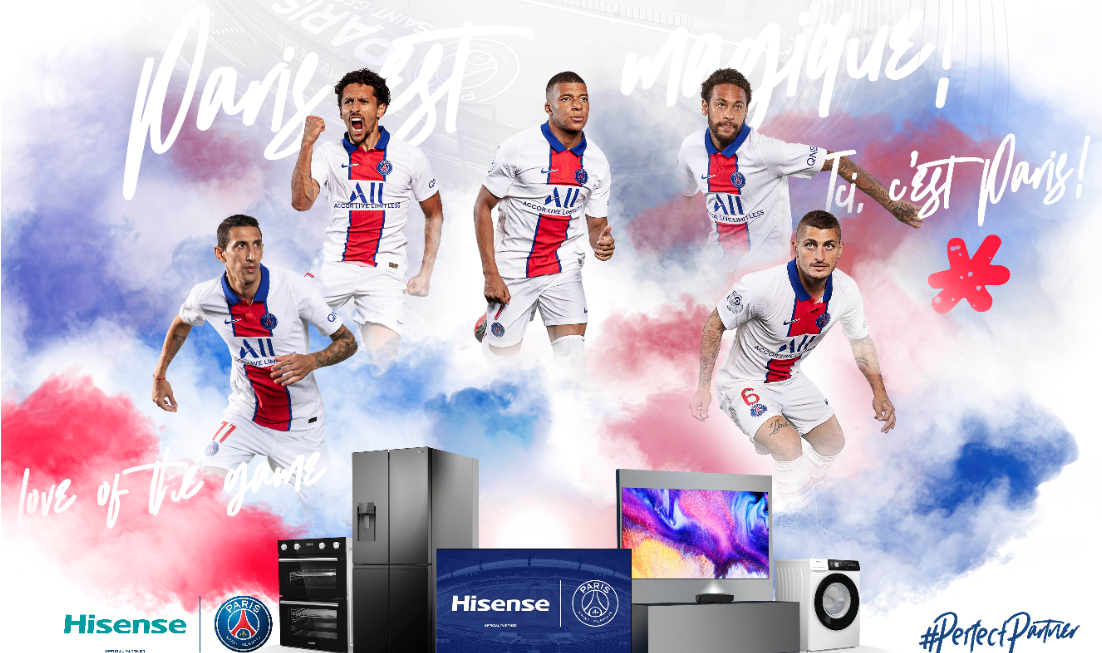 Paris Saint-Germain strikes global partnership with Hisense