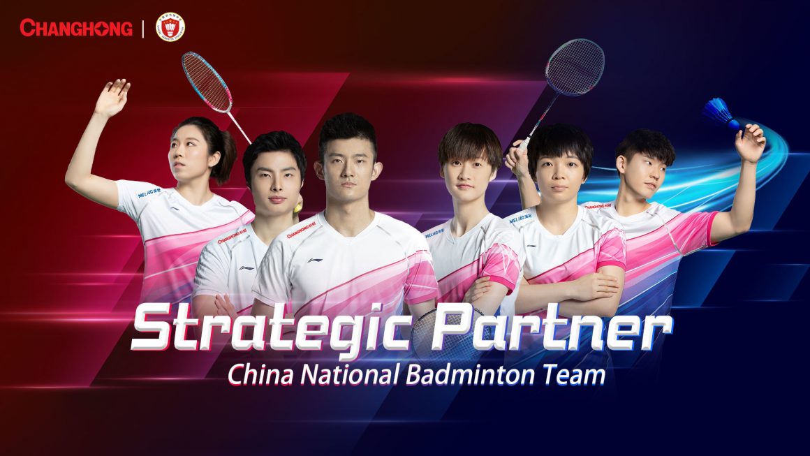 Changhong named as strategic partner of the China National Badminton Team