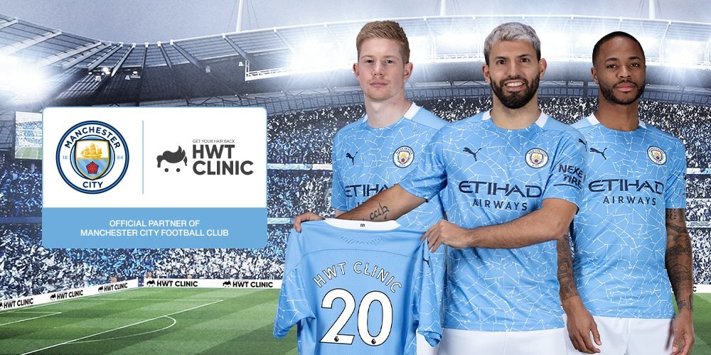 Manchester City signs HWT Clinic as official hair clinic partner in Europe