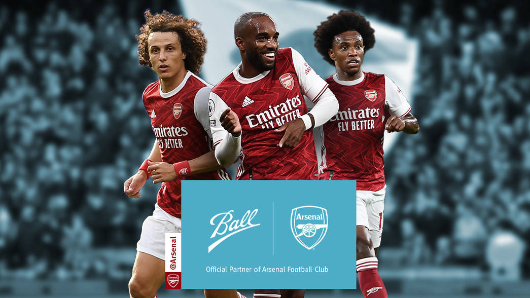 Arsenal signs sustainability partnership with Ball Corporation