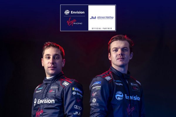 Envision Virgin Racing agrees partnership with sustainable tech brand Johnson Matthey