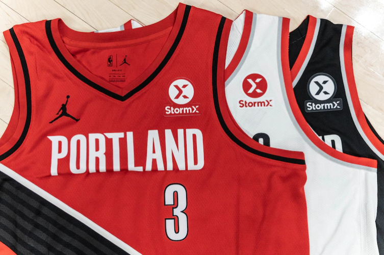 Portland Trail Blazers signs multi-year jersey patch deal with StormX