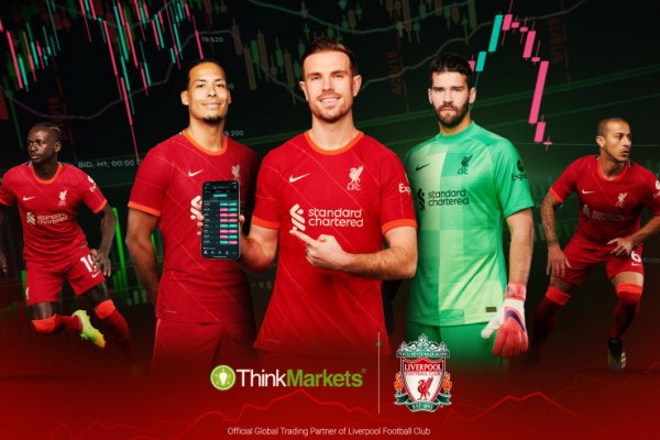 Liverpool FC signs ThinkMarkets as official global trading partner