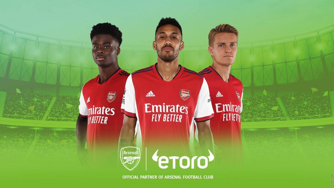 eToro adds Arsenal to its Premier League portfolio