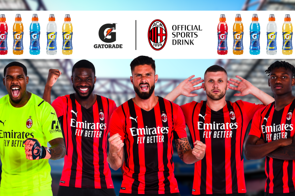 AC Milan signs Gatorade as official sports drink partner