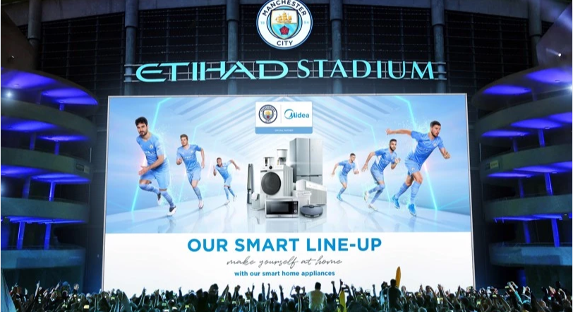 Manchester City renews global partnership with Midea