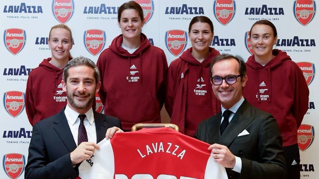 Lavazza becomes official coffee partner of Arsenal Women