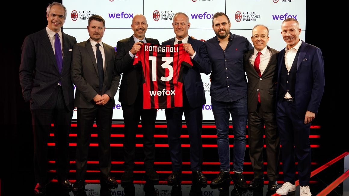 AC Milan signs Wefox as its first-ever official back-of-shirt partner
