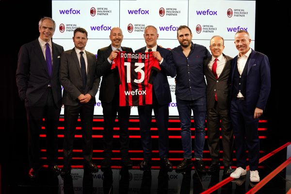 AC Milan signs Wefox as its first-ever official back-of-shirt partner