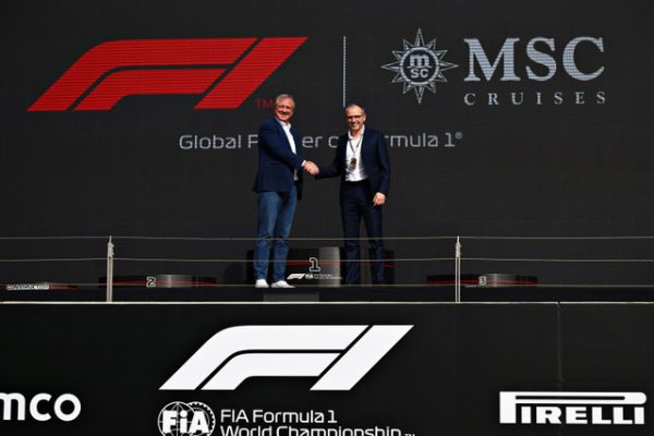 Formula 1 signs MSC Cruise as global partner