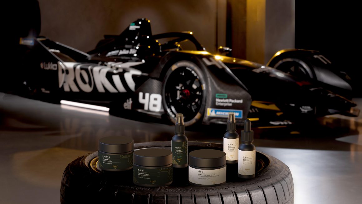 Rokit Venturi Racing partners CBD wellness brand Craft 1861