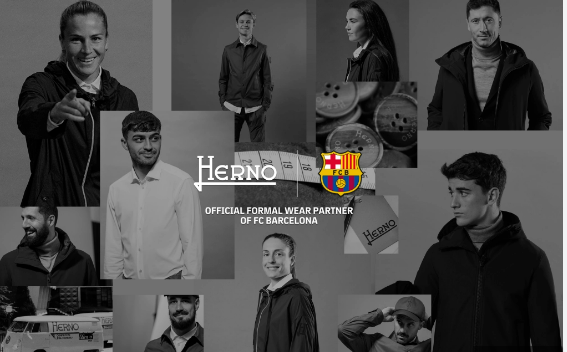 Italian fashion brand Herno to dress FC Barcelona players