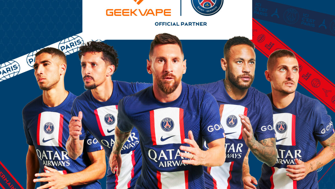 Paris Saint-Germain signs partnership with vape brand Geekvape