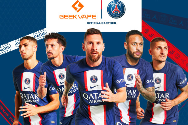 Paris Saint-Germain signs partnership with vape brand Geekvape
