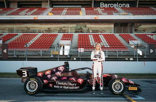F1 Academy onboards beauty brand Charlotte Tilbury as a partner